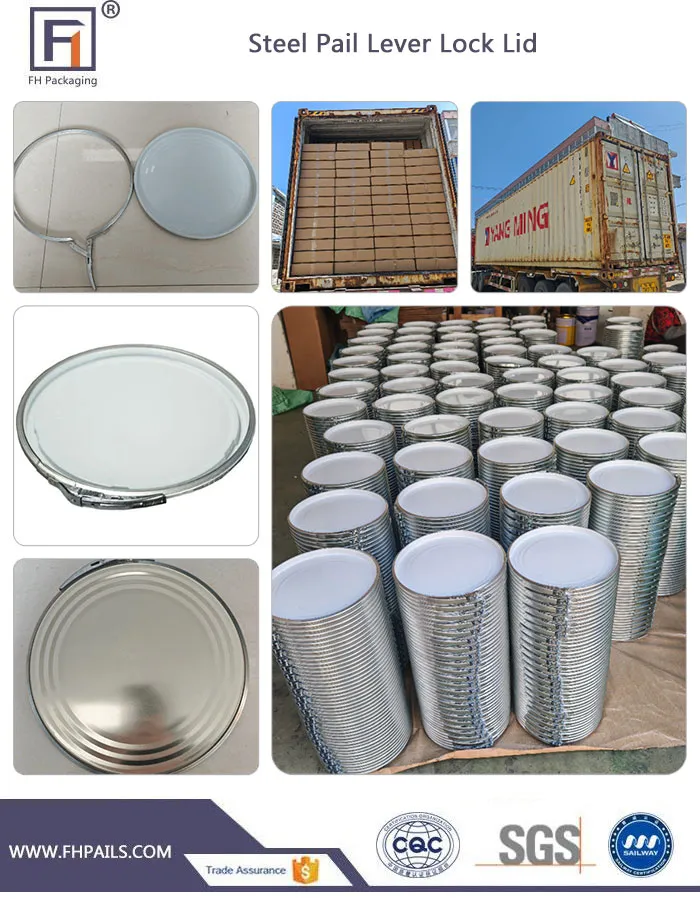 Steel Pail Lever Lock Lid Steel Pail Lever Lock Lid