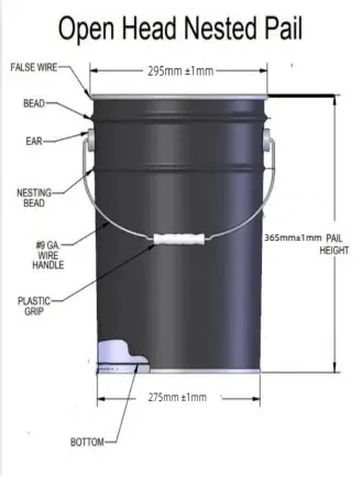 5 جالون فولاذ فلس