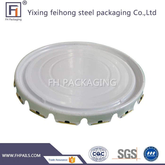 غطاء دلو الدهان مع حافة مجعد